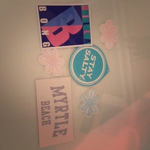 Betty belts, billabong, brandy melville stickers